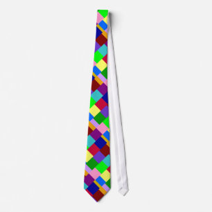 Colourful Squared Necktie