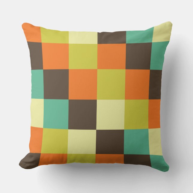 Colourful Squares 014 Cushion (Front)