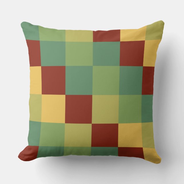 Colourful Squares 016 Cushion (Front)