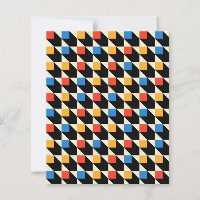 Colourful Squares Advice Cards (Front)
