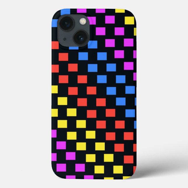 Colourful Squares Case-Mate iPhone Case (Back)