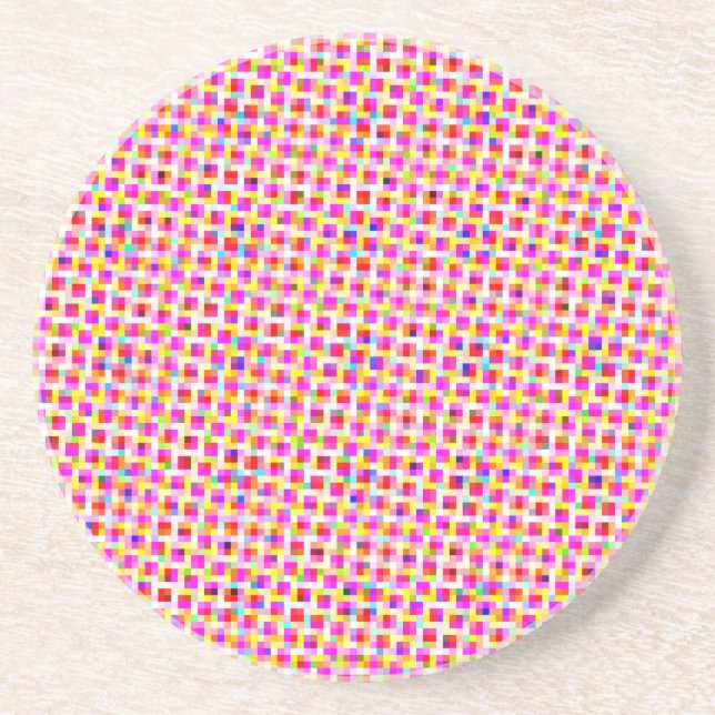 Colourful Squares Coaster (Front)