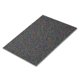 colourful squares geometric unique vibrant pattern notepad