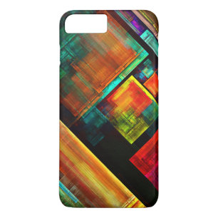 Colourful Squares Modern Abstract Art Pattern #04 iPhone 8 Plus/7 Plus Case