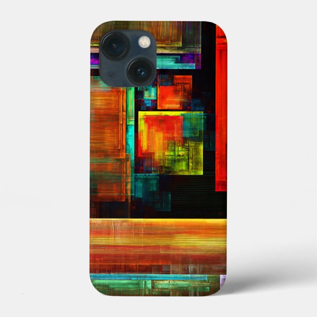 Colourful Squares Modern Abstract Art Pattern #04 Case-Mate iPhone Case (Back)
