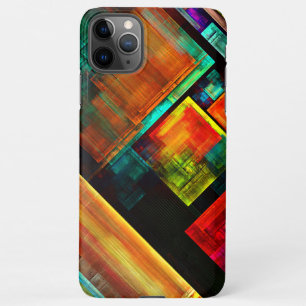 Colourful Squares Modern Abstract Art Pattern #04 iPhone 11Pro Max Case