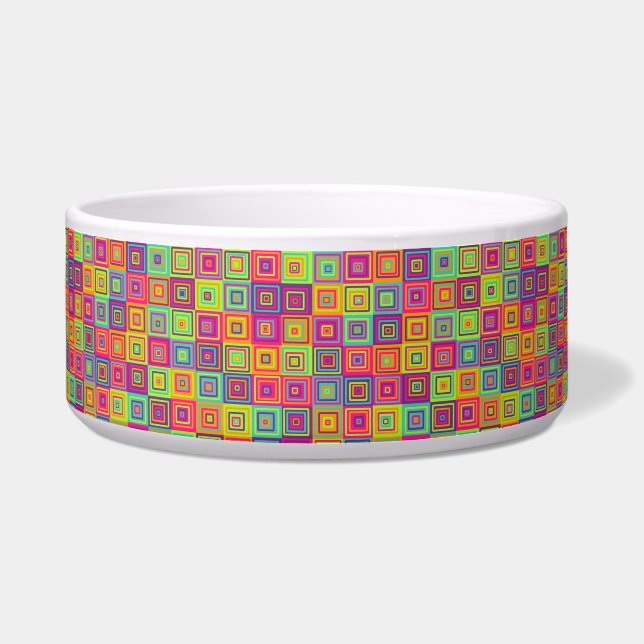 Colourful Squares Pattern (Front)