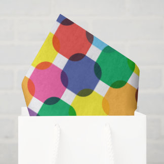 Colourful Squares Tissue Paper