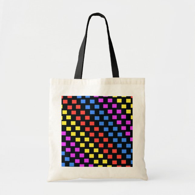 Colourful Squares Tote Bag (Front)