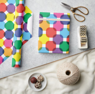 Colourful Squares Wrapping Paper