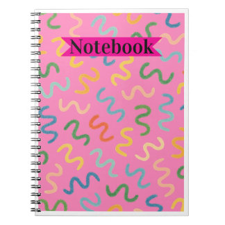 Colourful Squiggle Notebook