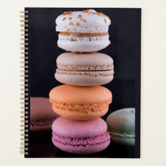 Colourful stack of French Macarons Planner