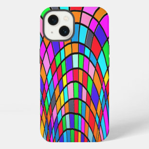 Colourful Stained Glass Art iPhone Case