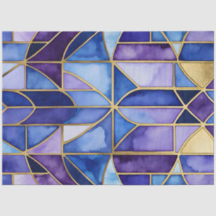 Colourful Stained Glass Art Tissue Paper