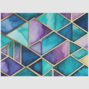 Colourful Stained Glass Art Tissue Paper