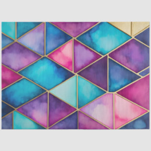 Colourful Stained Glass Art Tissue Paper