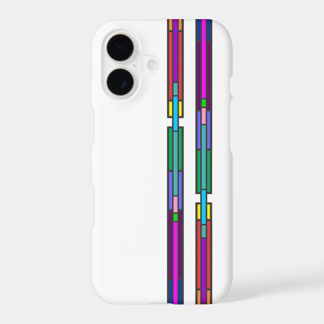 Colourful Stained Glass Design (Back)