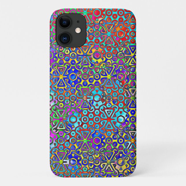 Colourful Stained Glass Design Case-Mate iPhone Case (Back)