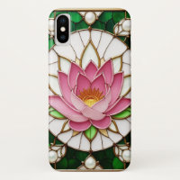 Colourful Stained Glass Floral Design