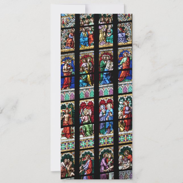 Colourful Stained Glass Window (Front)