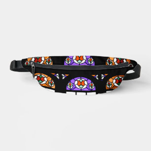 Colourful Stained Glass Window Bum Bags