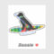 Colourful Stand Up Paddle Board Preppy Black Lab