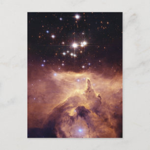 Colourful Star Cluster and Nebula Postcard