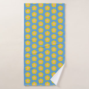 Colourful star pattern vintage backgroundabstract, bath towel
