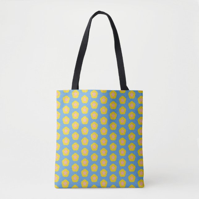 Colourful star pattern vintage backgroundabstract, tote bag (Front)
