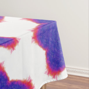 Colourful star rainbow tablecloth