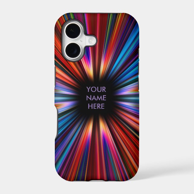Colourful starburst explosion (Back)