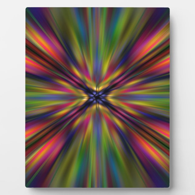 Colourful starburst plaque (Front)