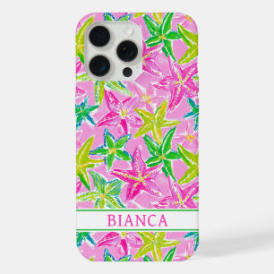 Colourful Starfish Monogrammed Case-Mate iPhone 15 Pro Max Case