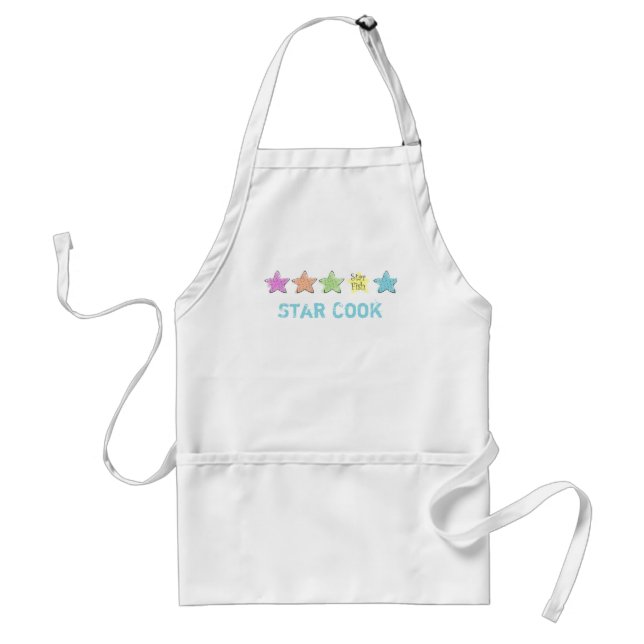 Colourful Starfish Standard Apron (Front)