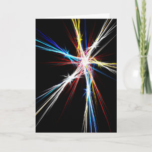 Colourful stars - Card