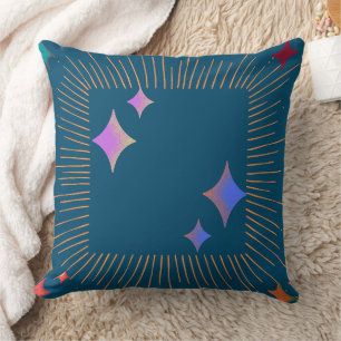 colourful stars  cushion