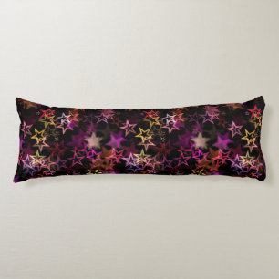 Colourful Stars Dance Whimsically  Body Cushion