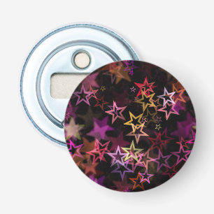 Colourful Stars Dance Whimsically Bottle Opener