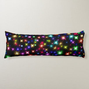Colourful Stars Fireworks Design Body Cushion