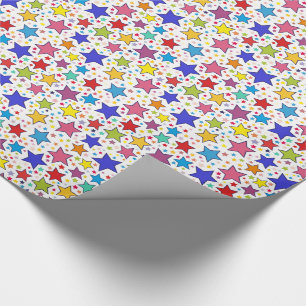 Colourful Stars Gift Wrap