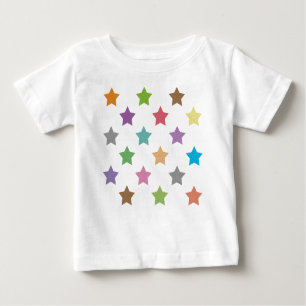 Colourful stars pattern baby T-Shirt
