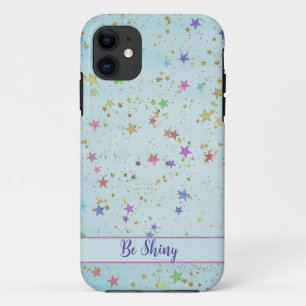Colourful stars pattern iPhone Case