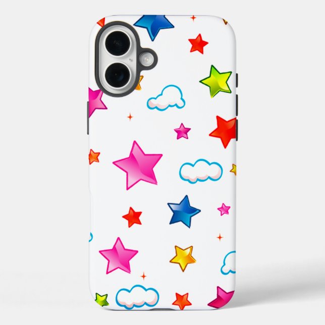 Colourful Stars Phone Case (Back)