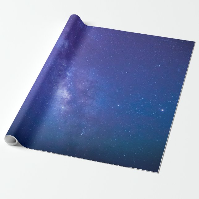 Colourful Stars Wrapping Paper (Unrolled)
