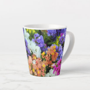 Colourful Statice Latte Mug