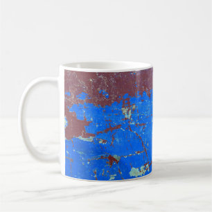 Colourful steel rust: abstract texture coffee mug