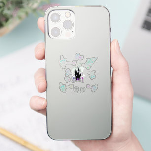 Colourful Stick Figure Witches Stickers for Iphone
