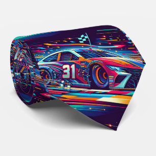 Colourful Stock Car Racing 2 Tie