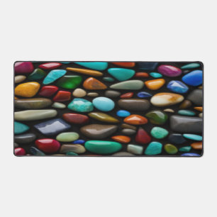 Colourful Stones - Desk Mat