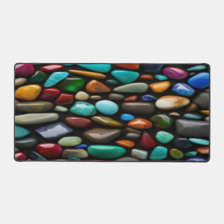 Colourful Stones - Desk Mat
